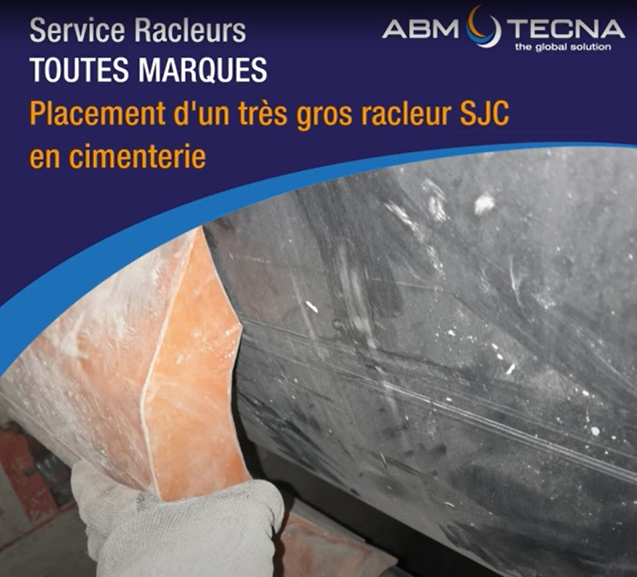 Installation de racleurs SJC en cimenterie