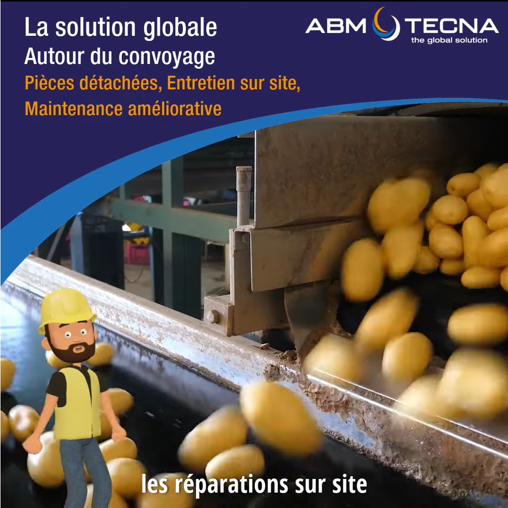 ABM-TECNA est un acteur majeur dans la maintenance de convoyeurs de tous types en Belgique